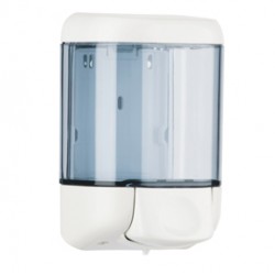 Dispenser sapone Prestige - murale - capacità 1 L -  bianco/azzurro trasparente - Mar Plast