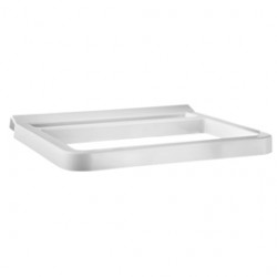 Portasacco per dispenser a cavalletto - ABS - 4,2x35,6x40 cm - bianco - Mar Plast