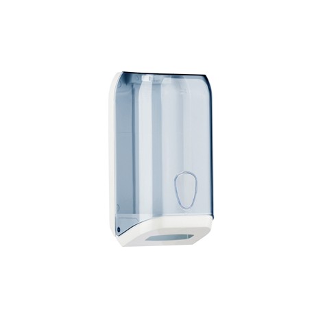 Dispenser carta igienica Prestige - interfogliata - 15,8 x 13 x 30,7 cm - trasparente - Mar Plast