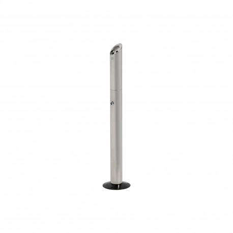 Portacenere da terra - da esterno - diametro 18 cm - H 90 cm - acciaio inox