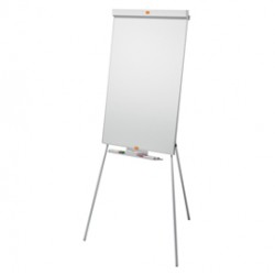 Lavagna portablocco Classic su treppiede - 100 x 67,5 cm - bianco - Nobo