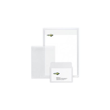 Buste con patella Soft P - PPL - 15 x 21 cm - liscio - trasparente - Sei Rota - conf. 25 pezzi