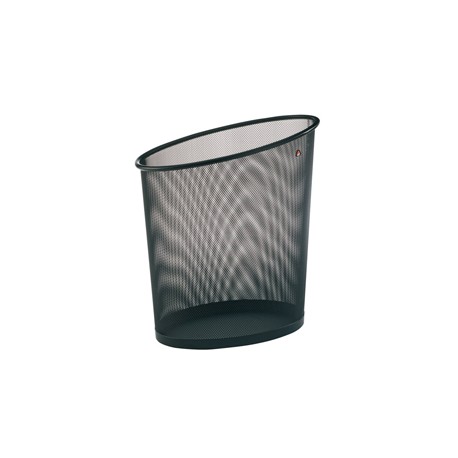 Cestino gettacarte Mesh - 18 L - rete metallica - nero - Alba