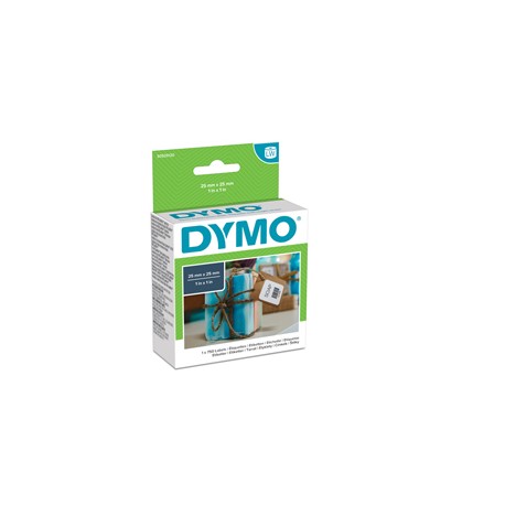 Rotolo 750 etichette LW S0929120 - 25 x 25 mm - carta - multiuso - removibile - bianco - Dymo