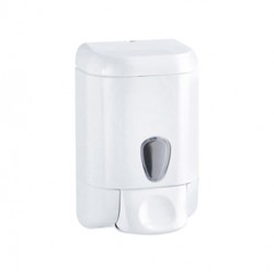 Dispenser da muro Prestige per sapone liquido - capacità 1 L - bianco/azzurro trasparente - Mar Plast