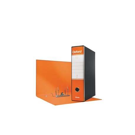 Registratore Oxford G85 - dorso 8 cm - protocollo 23 x 33 cm - arancione - Esselte