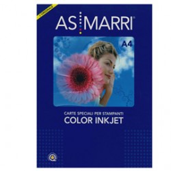 Vinile color vambj 8304 - per inkjet - A4 - adesivo - bianco - 10 fogli - As Marri