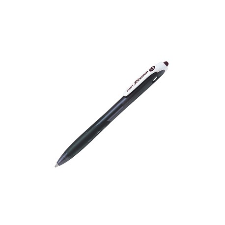 Penna a sfera a scatto Rexgrip - punta 1,6mm - nero  - Pilot