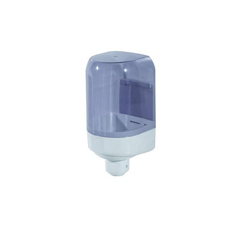 Dispenser asciugamani a spirale Prestige - 16,6x18,5x29,3 cm - formato Mini - bianco/azzurro trasparente - Mar Plast