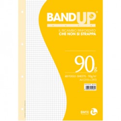 Ricambi BandUp forati rinforzati - A4 -  5mm - 90gr - BM - conf. 40 pezzi