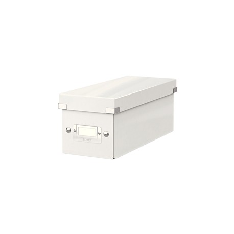 Scatola archivio Click & Store - per CD - 14,3x13,6,x35,2 cm - bianco - Leitz