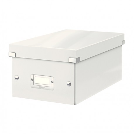 Scatola archivio Click & Store - per DVD - 20,6x14,7x35,2 cm - bianco - Leitz