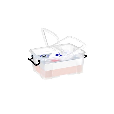 Contenitore multiuso Strata con coperchio - 38,5x29,5x17,5 cm - 12 L - PPL - trasparente - Cep