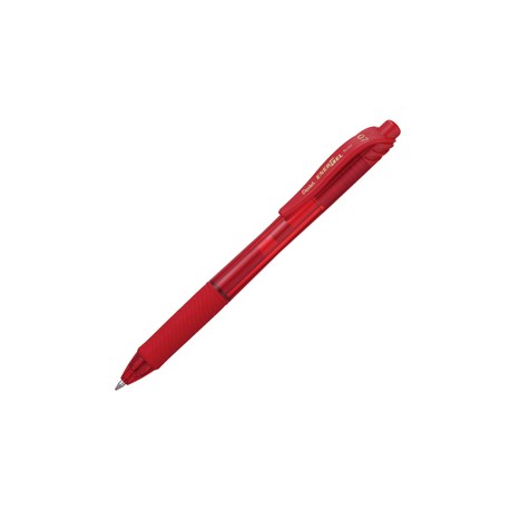 Roller a scatto Energel X BL107 - punta 0,7mm - rosso  - Pentel