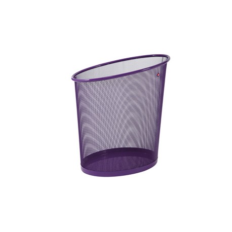 Cestino gettacarte Mesh - 18 L - rete metallica - viola - Alba