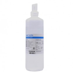 Soluzione salina sterile - cloruro di sodio - 500 ml - PVS