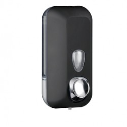 Dispenser per sapone liquido EColored - 10,2 x 9 x 22,8 cm - capacità 0,55 L - vesuvian black - Mar Plast