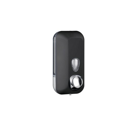 Dispenser per sapone liquido EColored - 10,2 x9 x 21,6 cm - capacità 0,55 L - vesuvian black- Mar Plast