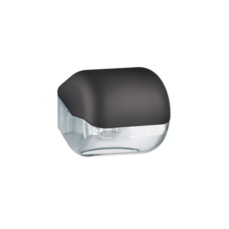 Dispenser di carta igienica EColored - 15 x 14,8 x 14 cm - plastica - vesuvian black - Mar Plast