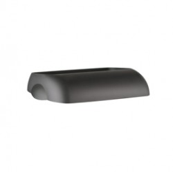 Coperchio per cestino gettacarte Soft Touch - 33,5x22,5x9 cm - 23 L - nero - Mar Plast