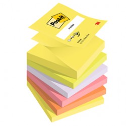 Blocco Post it® Super Sticky Z Notes - R330-NR NEON - 76 x 76 mm - assortiti neon - 100 fogli - Post it®