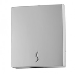 Dispenser asciugamani piegati C/Z - Brinox - 28x10,2x36,5 cm - acciaio inox - capacità 400 fogli - grigio - Medial