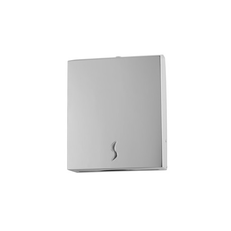 Dispenser asciugamani piegati C/Z - Brinox - 28x10,2x36,5 cm - acciaio inox - capacit&agrave; 400 fogli - grigio - Medial