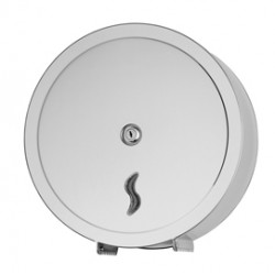 Dispenser carta igienica Brinox rotolo Maxi Jumbo - 31 x 13 x 32 cm - rotolo diametro 30 cm - acciaio inox - Medial