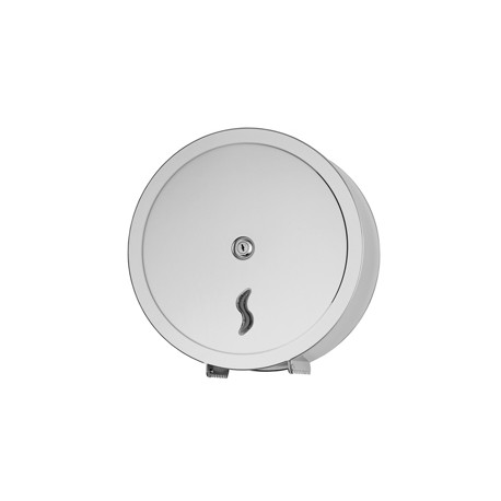 Dispenser carta igienica Brinox rotolo Maxi Jumbo - 31 x 13 x 32 cm - rotolo diametro 30 cm - acciaio inox - Medial