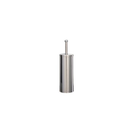 Portascopino Basic Metal - da terra - diametro 9,8 cm - altezza 38 cm - acciaio inox - Medial International