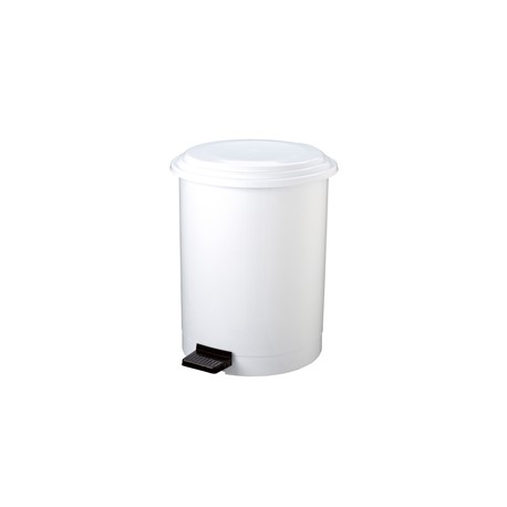 Pattumiera a pedale Ruf - PP - 40 L - diametro 44,5 cm - altezza 54 cm - bianco - Medial