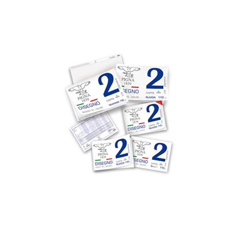 Album Pigna2 - 33 x 48 cm - 4 angoli - 20 fogli - 110 gr - liscio - Pigna