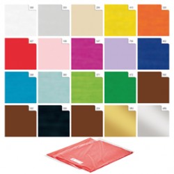 Carta velina - 50 x 70 cm - 20 gr - nero 599 - Rex Sadoch - busta 26 fogli