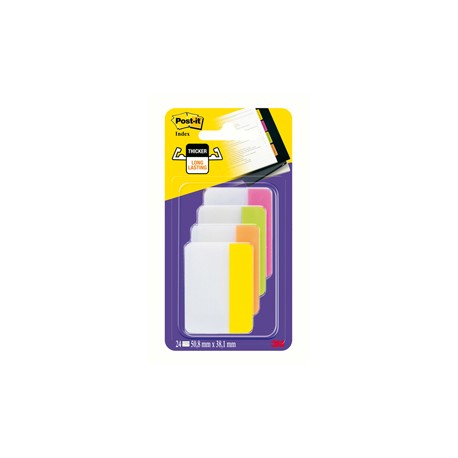 BLISTER 24 POST-IT INDEX STRONG 686-PLOY 50,8X38MM X ARCHIVIO