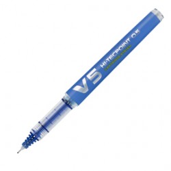 Roller Hi-Tecpoint V5 ricaricabile con cappuccio  - punta 0,50mm - blu - Pilot