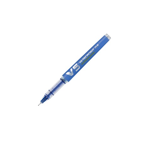 Roller Hi-Tecpoint V5 ricaricabile con cappuccio  - punta 0,50mm - blu - Pilot