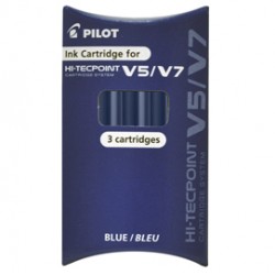 Refill Hi Tecpoint V5/V7 ricaricabile begreen - blu - Pilot - conf. 3 pezzi