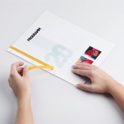 Cartellina per rilegatura Durabind - A4 - PVC - bianco - Durable