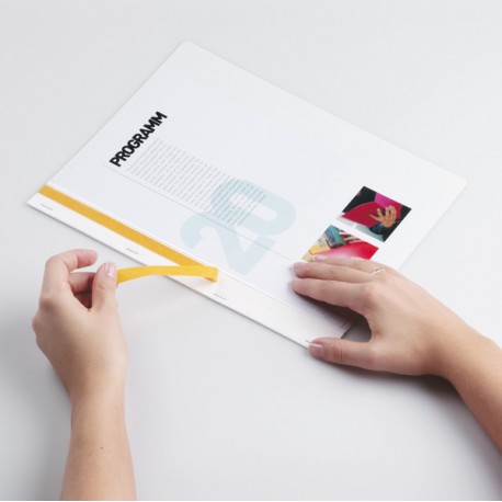 Cartellina per rilegatura Durabind - A4 - PVC - bianco - Durable