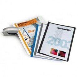 Cartellina per rilegatura Durabind - A4 - PVC - grigio - Durable