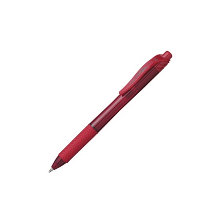 Roller a scatto Energel X Click BL110 - punta 1,0mm - rosso  - Pentel