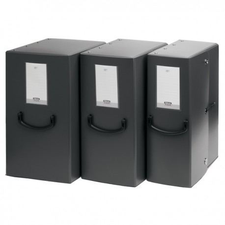 Scatola archivio Pick Up - dorso 12 cm - 35 x 25 cm - grigio antracite - Fellowes