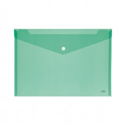 Busta con bottone - A5 - PP - colori assortiti - Lebez