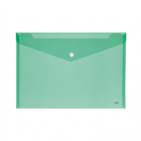 Busta con bottone - A5 - PP - colori assortiti - Lebez