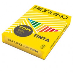 Carta Fabriano Colore - A4 - 160 gr - colori forti giallo - Fabriano - conf. 250 fogli