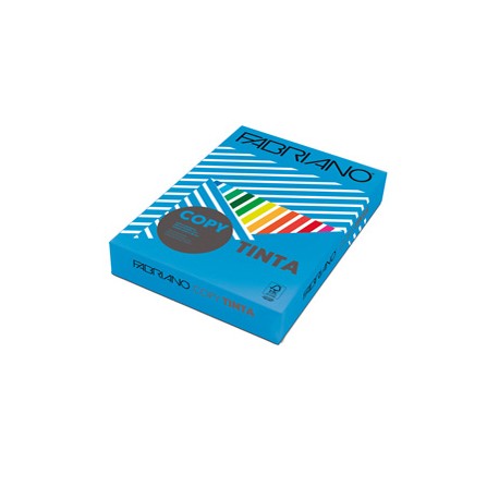Carta Fabriano Colore - A3 - 160 gr - colori forti azzurro - Fabriano - conf. 125 fogli