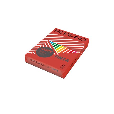 Carta Fabriano Colore - A3 - 160 gr - colori forti rosso - Fabriano - conf. 125 fogli