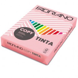 Carta Fabriano Colore - A3 - 160 gr - colori tenui rosa - Fabriano - conf. 125 fogli
