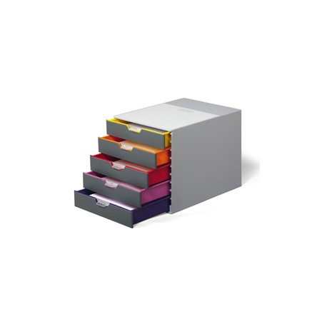 Cassettiera Varicolor® - 28 x 35,6 x 29,2 cm - 5 cassetti - Durable