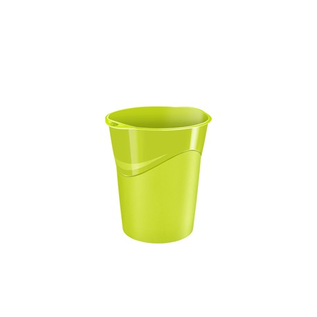 Cestino Gloss - altezza 33,4 cm - diametro 30,5 cm - 14 L - verde anice - CEP